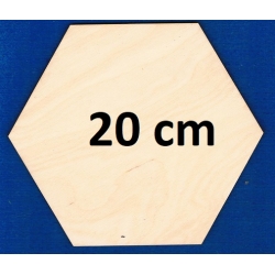 Sześciokąt 20cm , figury geometryczne, plaster miodu , panel ścienny,sklejka , HEKSAGON 20